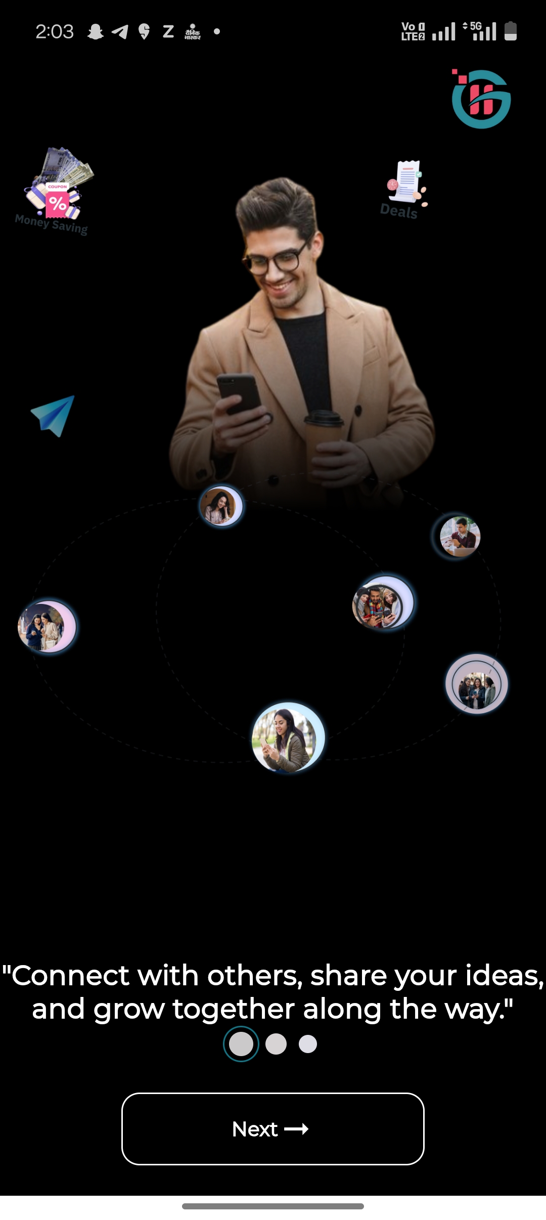 SavingSathi app screenshot 1